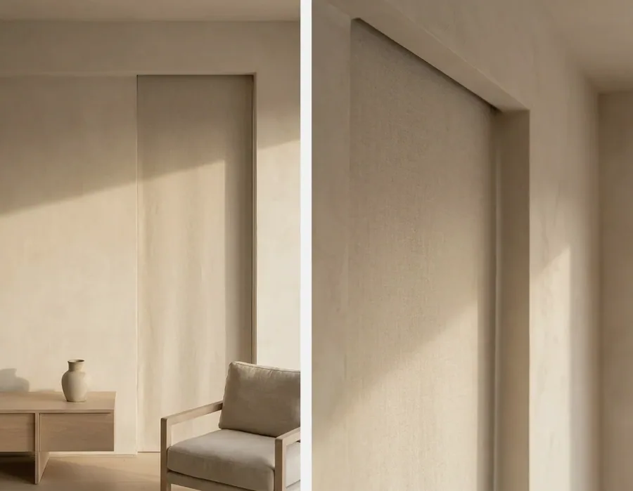 Concealed / recessed blinds fitted in a Raslouw home